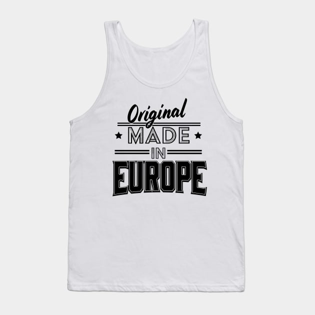 Original made in Europe Tank Top by nickemporium1